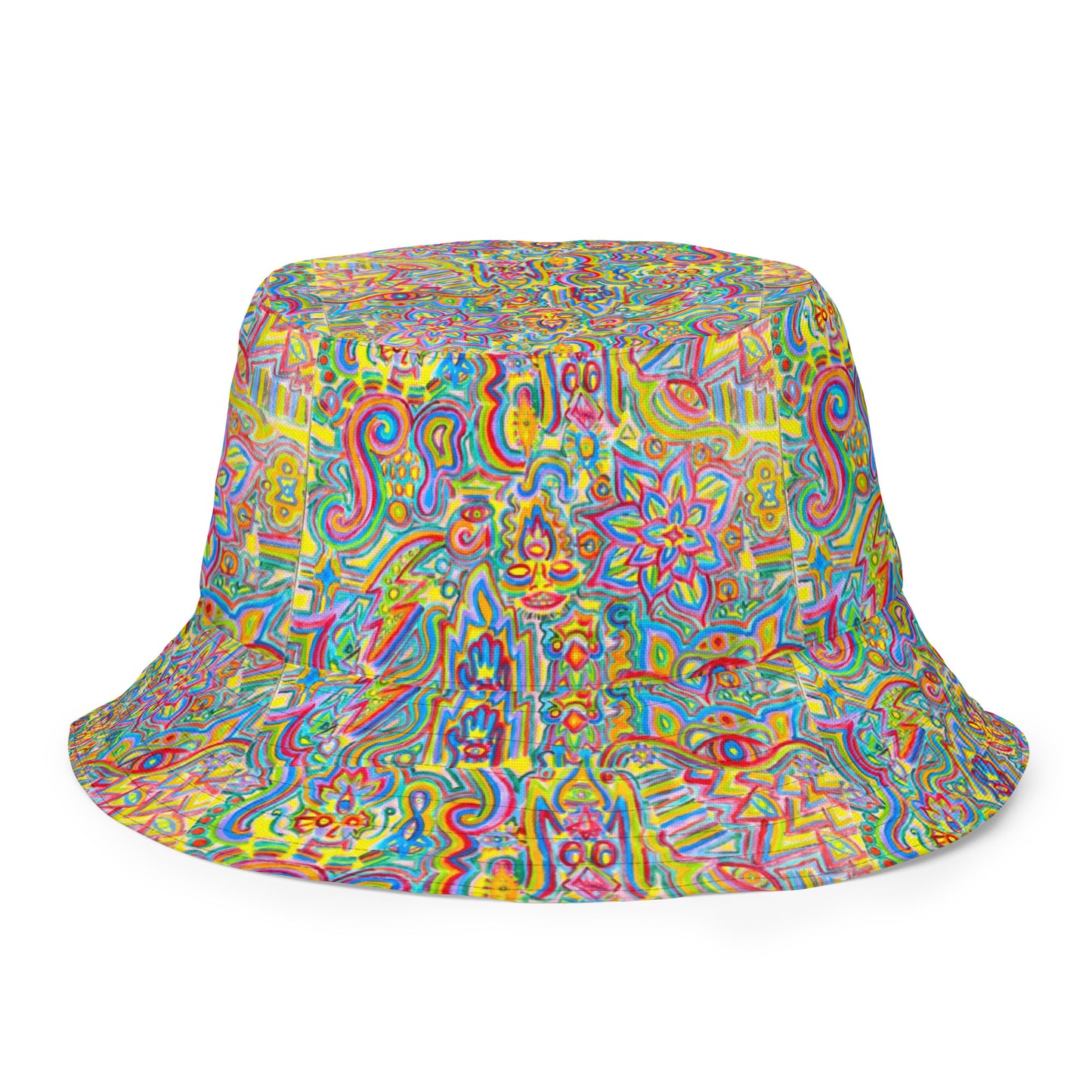 "Dual Awareness" Trippy Reversible Bucket Hat