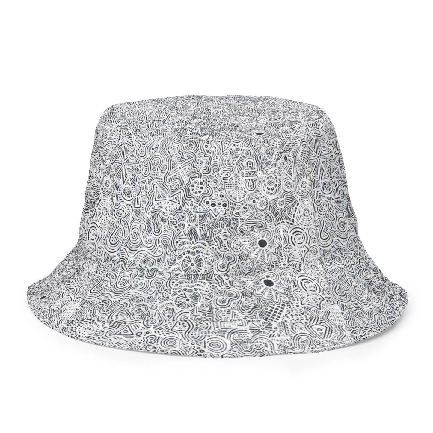 "Dual Awareness" Trippy Reversible Bucket Hat