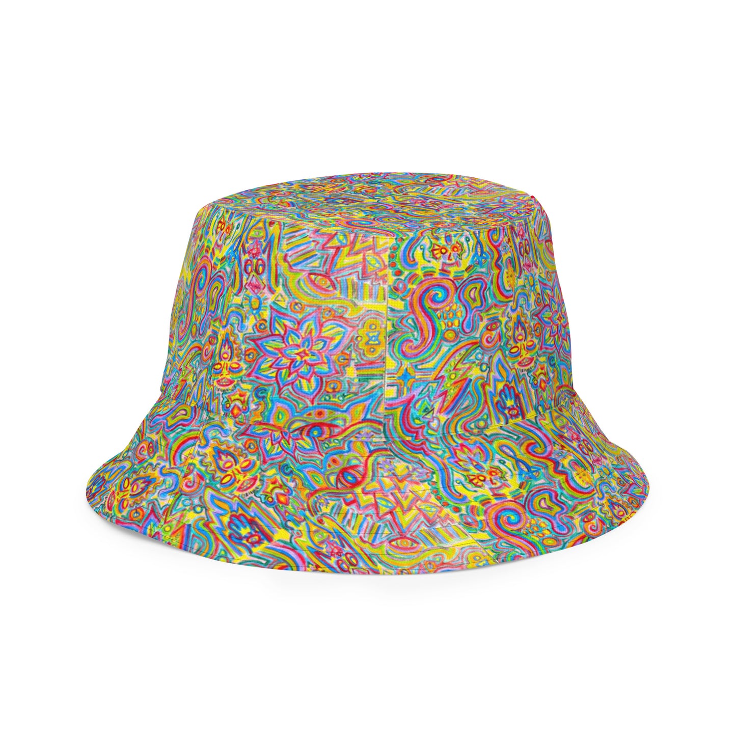 "Dual Awareness" Trippy Reversible Bucket Hat