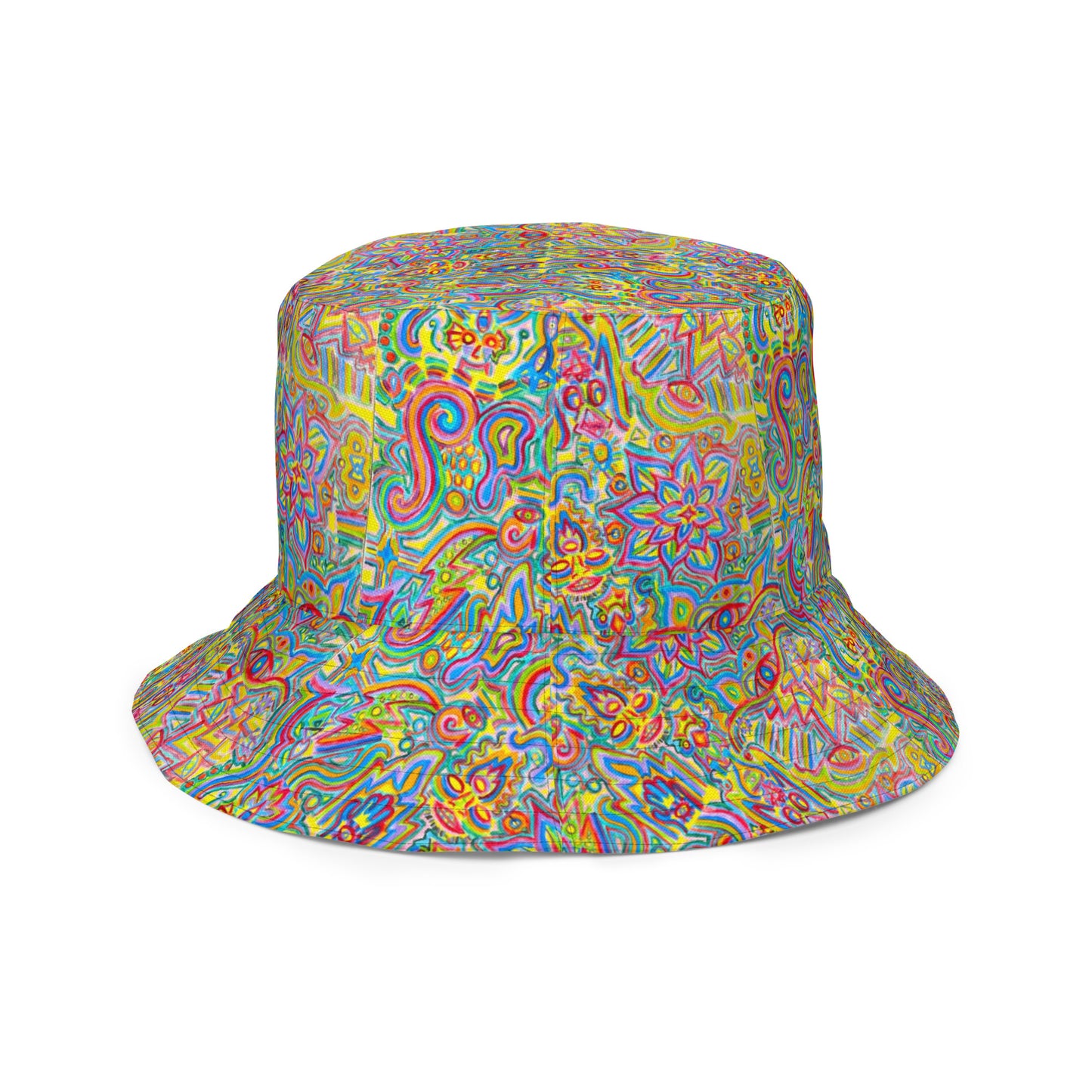 "Dual Awareness" Trippy Reversible Bucket Hat